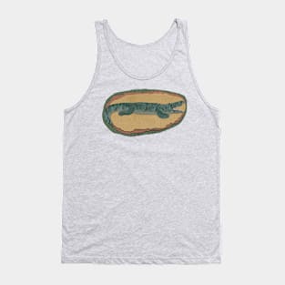 Paper craft alligator Tank Top